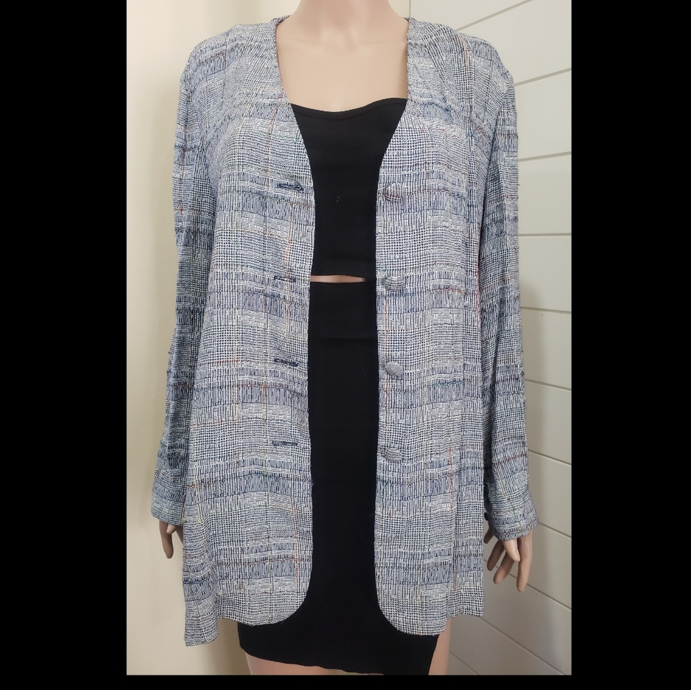 Ellen Figg Button Down Blouse - Size 14